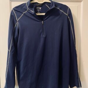 Mountain Hardwear Dark Blue Quarter-Zip Pullover